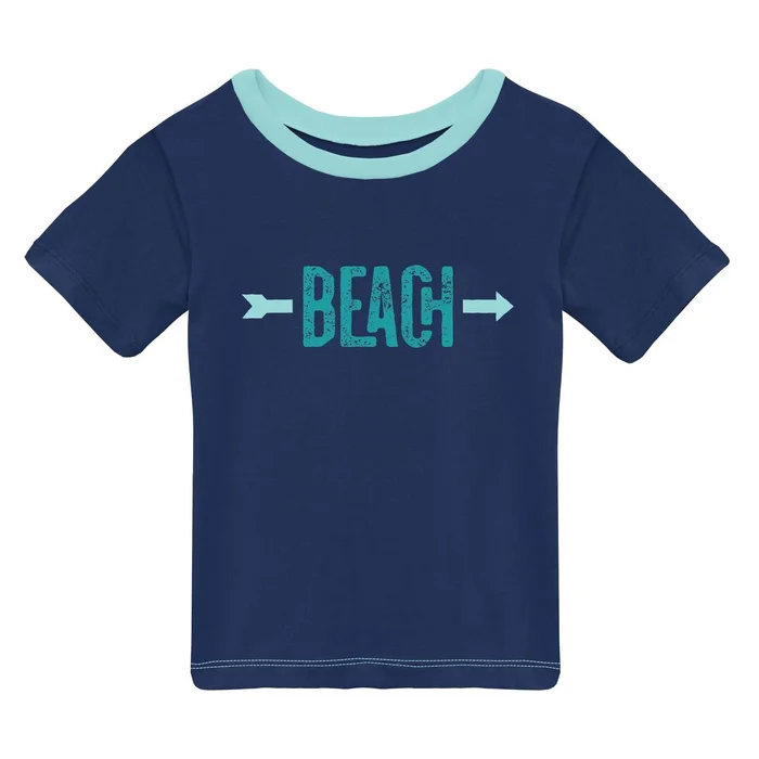 Easy Fit Graphic Tee – Flag Blue Beach