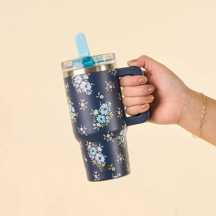 Endless Daydream Navy 20 oz Lifestyle Flip Straw Tumbler