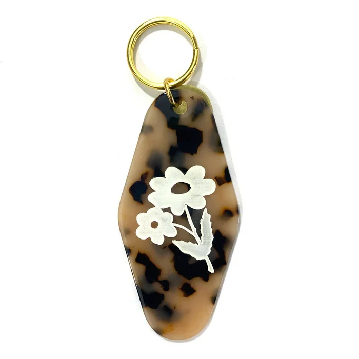 Floral Press Key Tag – Blossom