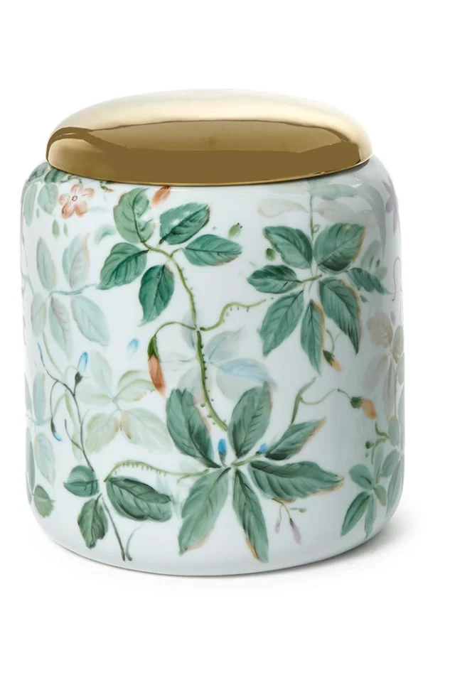 FLORAL ROUND JAR-LARGE