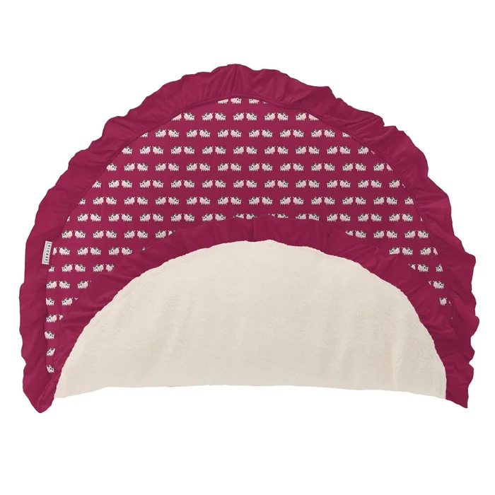 Fluffle Playmat with Ruffles (Sherpa Lined) – Berry Cow