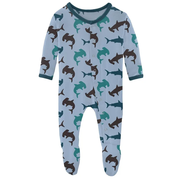 Footie (Snaps/Zipper) – Pond Hammerhead