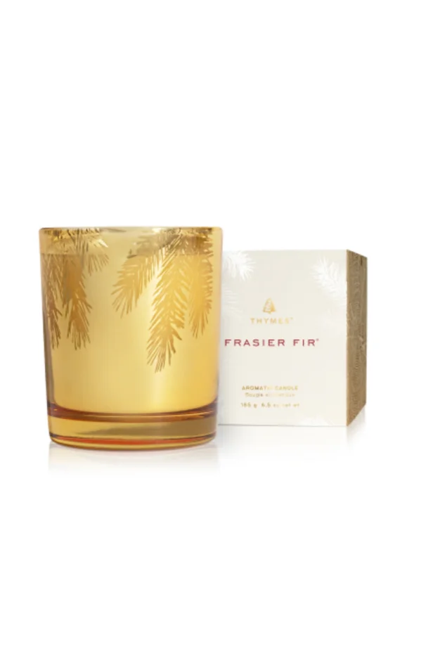 Frasier Fir Gilded Gold Poured Candle 6.5OZ