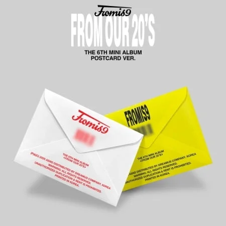 FROMIS_9 – 6TH MINI ALBUM [FROM OUR 20’S] [POSTCARD VER.] (2 VERSIONS)