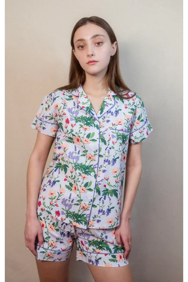 GARDEN GROOVE SHORT SLEEVE SLEEP SET