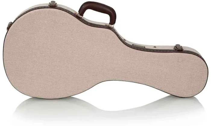 Gator Cases GW-JM MANDOLIN Deluxe Wood Case for Mandolin – Journeyman Burlap Exterior