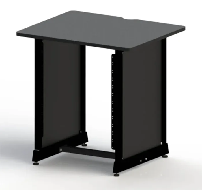 Gator Frameworks GFW-DESK-RK Content Creator Furniture 12U Studio Rack Table – Black