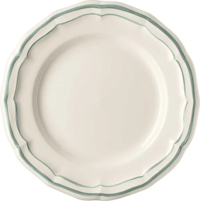 Gien Filet Earth Grey Canape Plate