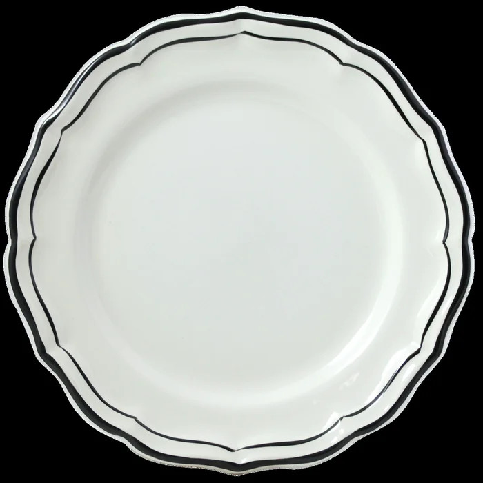 Gien Filet Midnight Dinner Plate