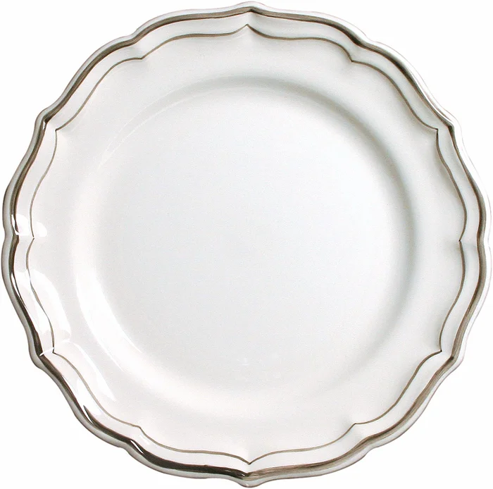 Gien Filet Taupe Dessert Plate