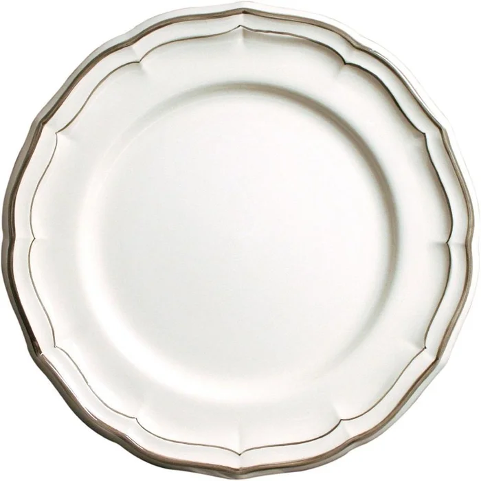 Gien Filet Taupe Dinner Plate