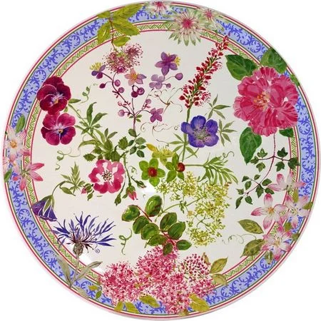 Gien Millefleurs Cake Platter