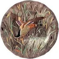 Gien Rambouillet Duck Dinner Plate