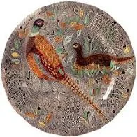 Gien Rambouillet Pheasant Dinner Plate