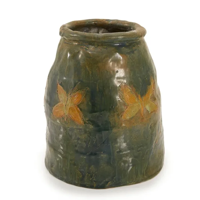 Green Ceramic Jar (A+D) Fashion