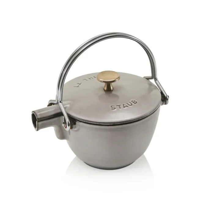 Grey Metal Staub Tea Kettle (A+D)
