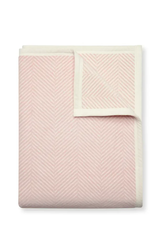 HARBORVIEW HERRINGBONE BLUSH BLANKET ORIGINAL