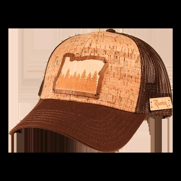 Hat (Trucker) – Oregon Treeline Inlay + Cork