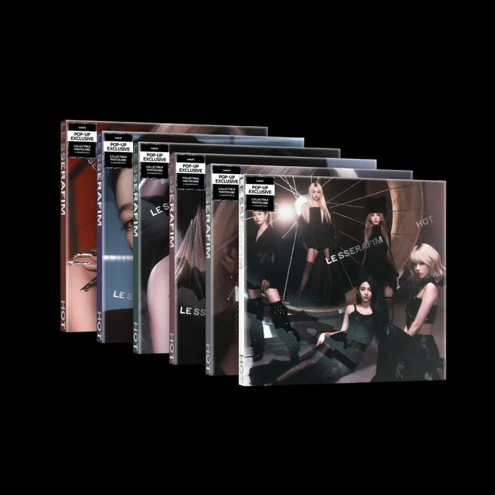 [HELLO82] [POP-UP EXCLUSIVE] LE SSERAFIM – 5TH MINI ALBUM ‘HOT’ (COMPACT VER.) (6 VERSIONS)