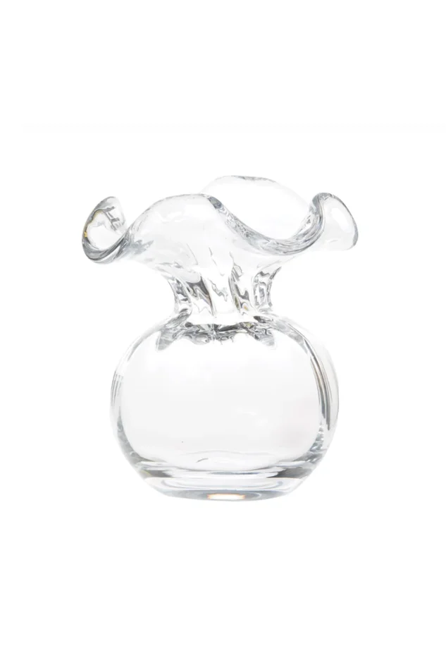 HIBISCUS GLASS BUD VASE