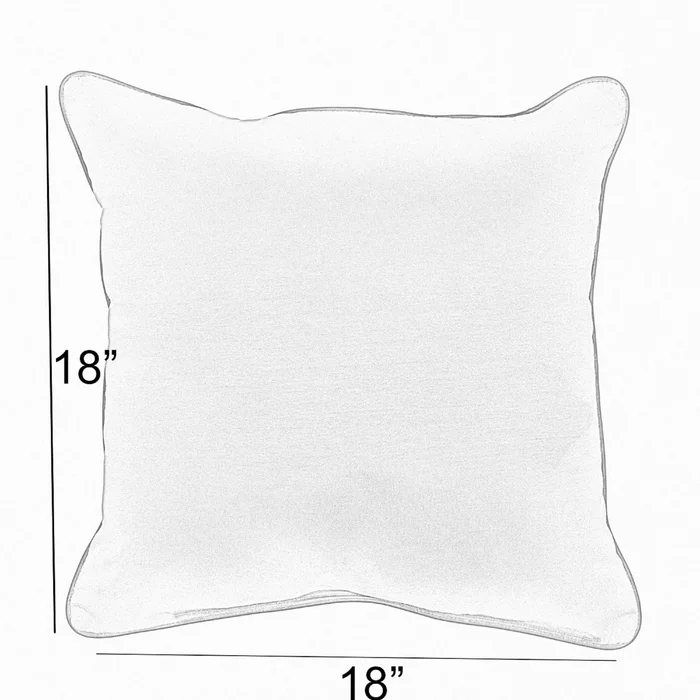 Hot Pink Corded Square Pillows (Set of 2) by Havenside Home