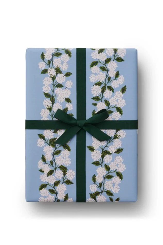 HYDRANGEA CONTINUOUS ROLL WRAPPING PAPER