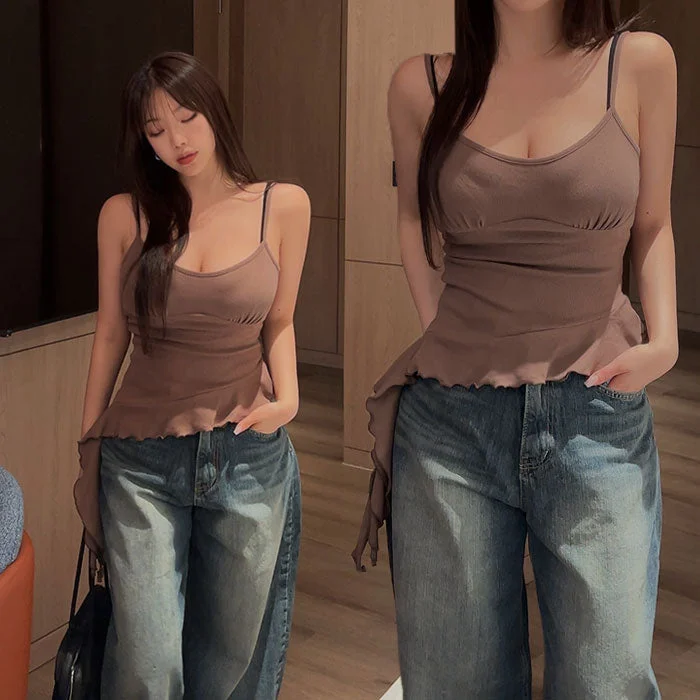 HYPNOTIC Hulky Frill Asymmetric Tank