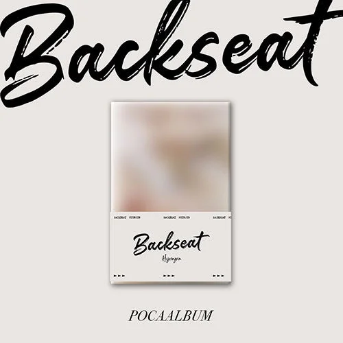 Hyunjun – Backseat 5th Single Album (Pocaalbum)