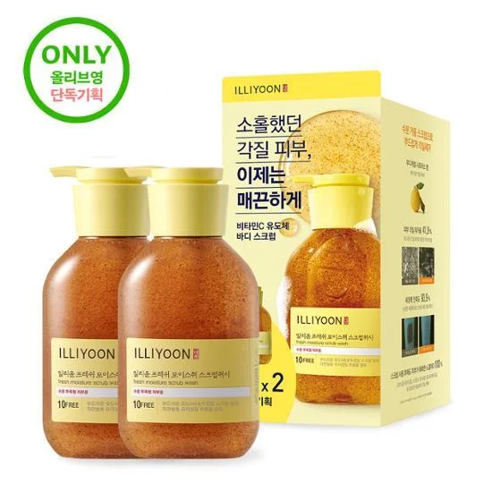 ILLIYOON FRESH MOISTURE SCRUB WASH 400ml*2ea