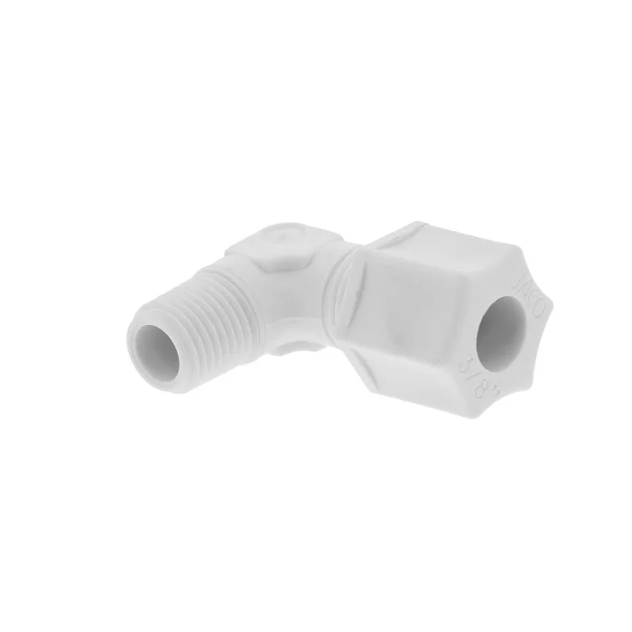 JACO 40-6-4-P-O Polypropylene Male Elbow 3/8 OD Tube x 1/4 MPT