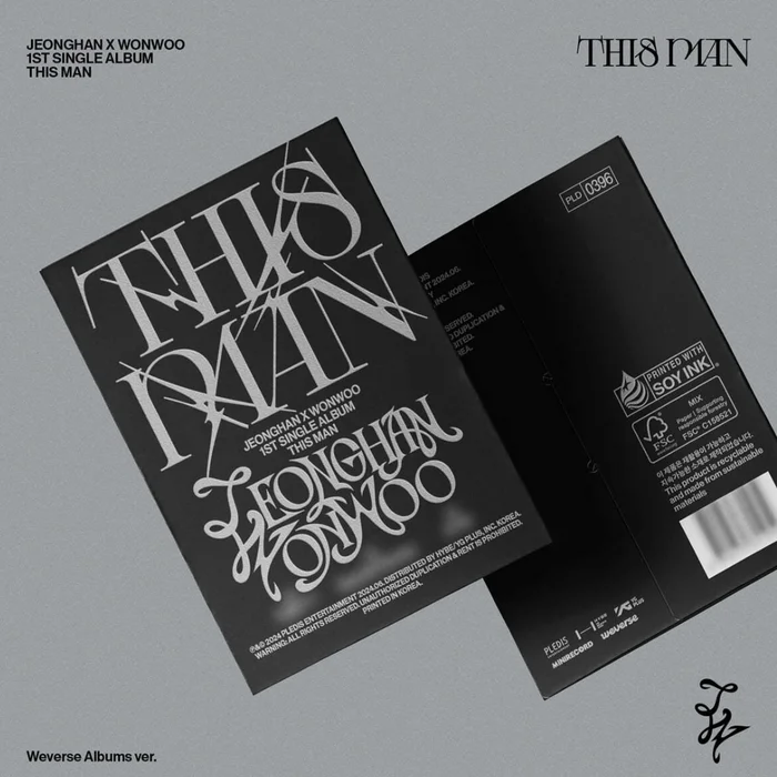 JEONGHANXWONWOO (SEVENTEEN) – 1ST SINGLE ALBUM [THIS MAN] (WEVERSE VER.)