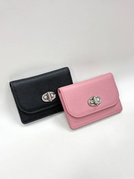 JILLSTUART Leather Accordion Card Wallet