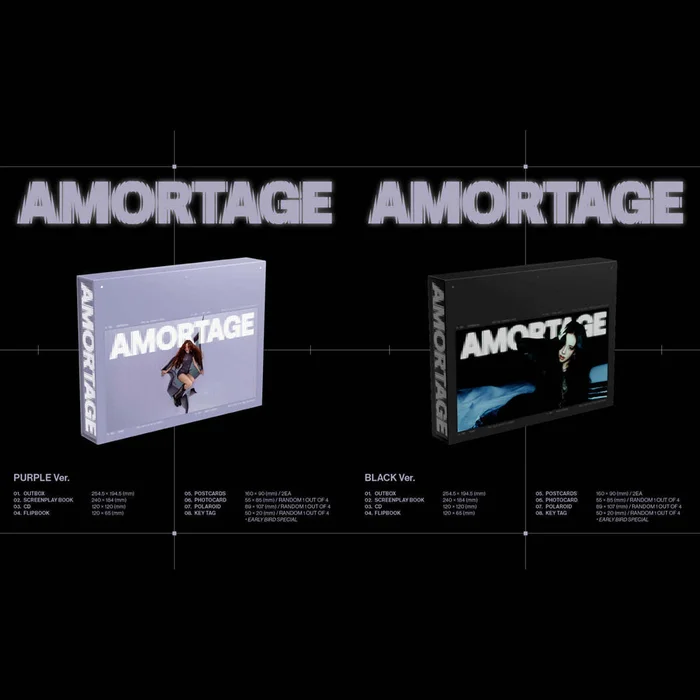 JISOO – 1st Mini Album AMORTAGE (EXCLUSIVE EDITION)