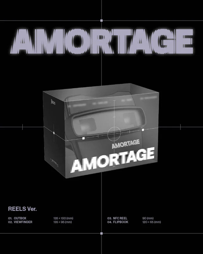 JISOO – 1st Mini Album AMORTAGE (REELS Ver.)