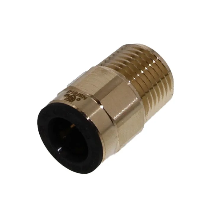 John Guest Lead-Free ProLock Brass Male Connector NPT – 3/4 CTS x 3/4 NPT