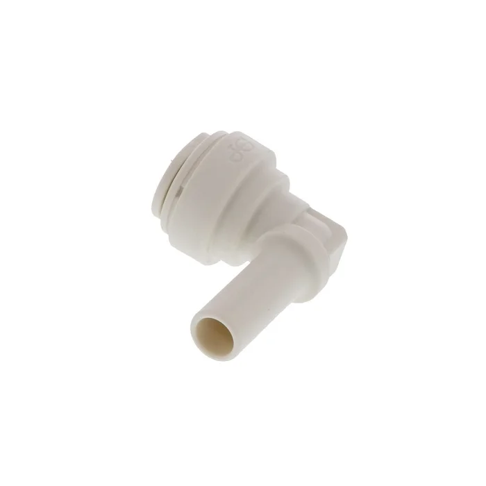 John Guest Stem Elbow Connector Polypro – 5/16 Stem x 5/16