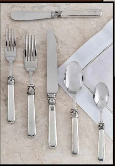 Julie Wear Designs Legacy Pewter Palazzo 5Pc. Place Setting