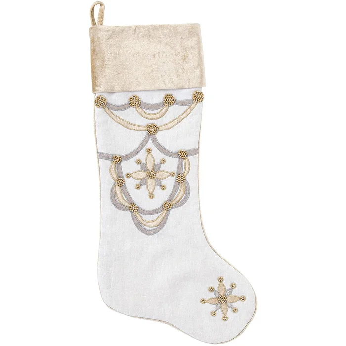 Juliska Berry & Thread Gold/Silver Stocking