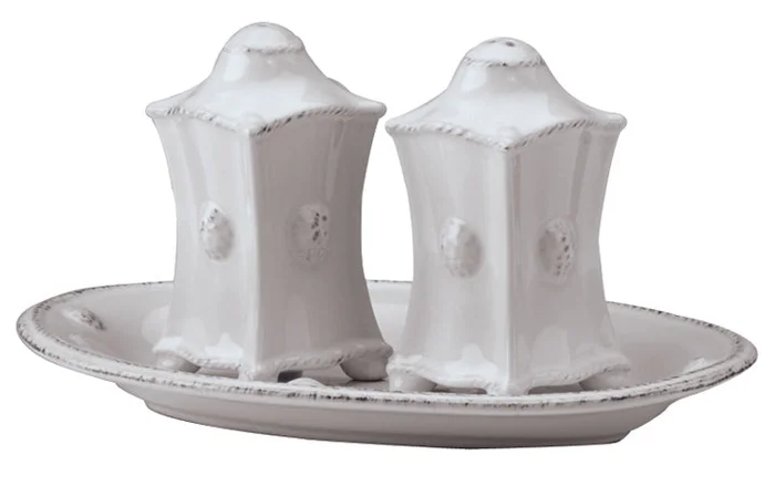 Juliska Berry & Thread Whitewash Salt And Pepper Set