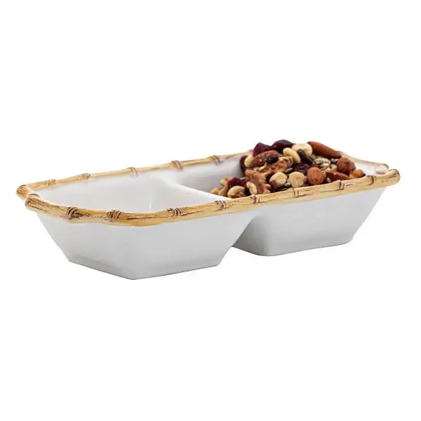 Juliska Classic Bamboo Two Section Server