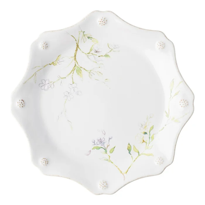 Juliska Floral Sketch Jasmine Dessert Plate