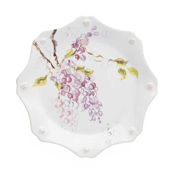 Juliska Floral Sketch Wisteria Dessert Plate