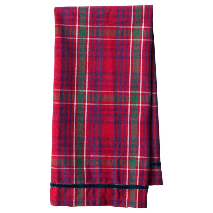 Juliska Red Tartan Tea Towel
