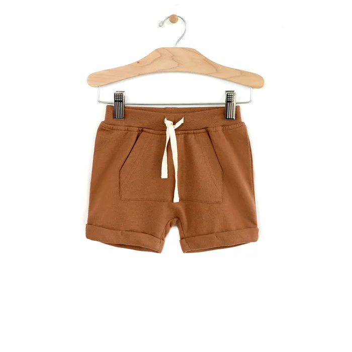 Kangaroo Pocket Shorts – Toffee