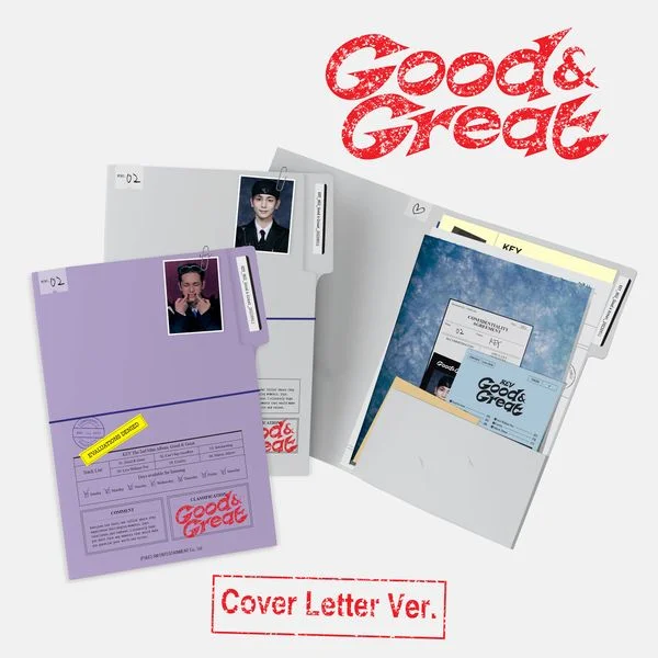 KEY – 2nd Mini Album Good & Great (Cover Letter Ver.) (Random Ver.)