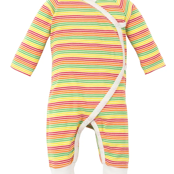 Kimono (Side Snap) – Veggie Stripe