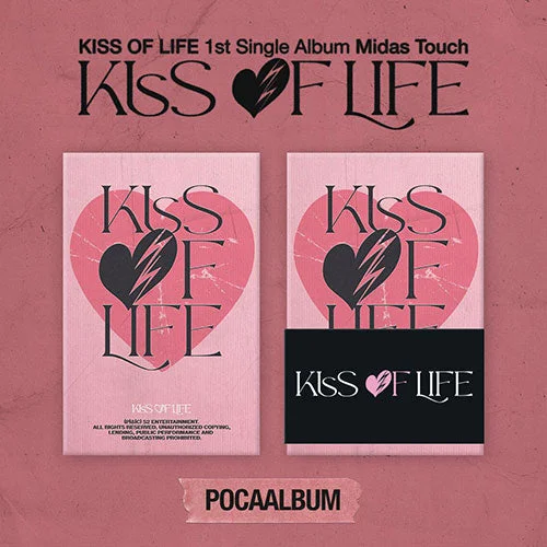 Kiss Of Life 1st Single Album – Midas Touch (Pocaalbum Ver.)
