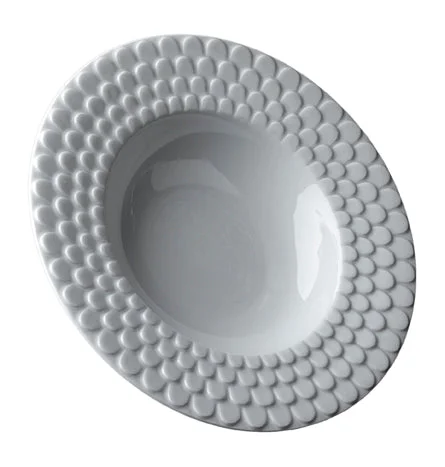 L’Objet Aegean White Soup Plate