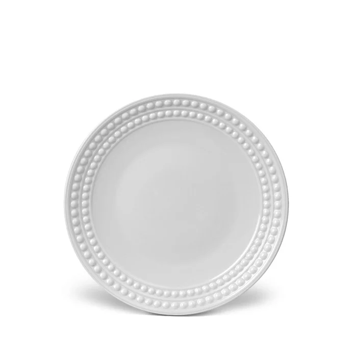 L’Objet Perlee White Dessert Plate