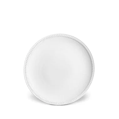 L’Objet Soie Tresse White Bread & Butter Plate